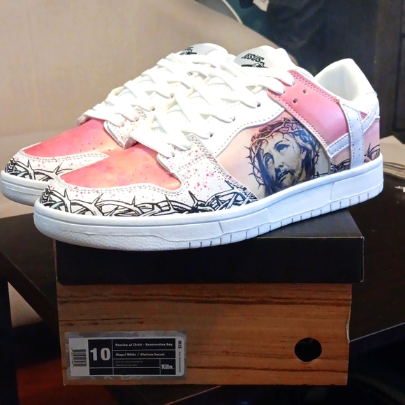 KITO WARES PASSION OF CHRIST DUNKS 'RESURRECTION DAY' NEW W/ BOX SZ 10 W… - Picture 2 of 7